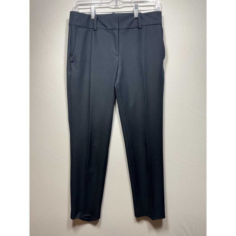 Ann Taylor Factory Blue Dress Pants Womens Size 0 Work Trousers Regular Fit